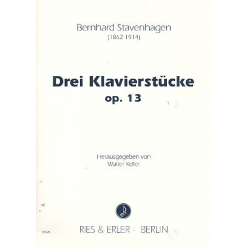 3 Klavierstücke op.13 - Bernhard Stavenhagen