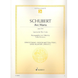 Ave Maria op.52,6 in 3 Tonarten : - Franz Schubert