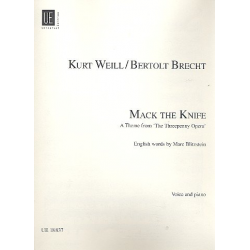 Mack the Knife : Einzelausgabe - Kurt Weill