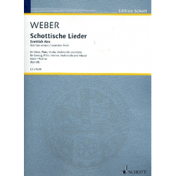 Schottische Lieder WeVU.16 : für Gesang, - Carl Maria von Weber