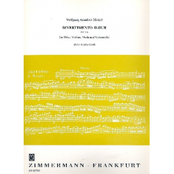 Divertimento D-Dur KV334 : - Wolfgang Amadeus Mozart / Arr. Peter-Lukas Graf