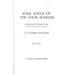 Folk Songs of the Four Seasons : - Ralph Vaughan Williams