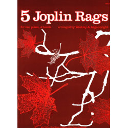 5 Joplin Rags for piano 4 hands - Scott Joplin / Arr. Dallas Weekley