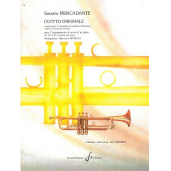 Duetto originale pour 2 trompettes et - Guiseppe Saverio Mercadante