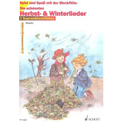 Die schönsten Herbst- und Winterlieder für 1-2 Sopranblockflöten - Hans und Marianne Magolt / Arr. Christa Roelcke