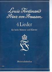 4 Lieder nach Gedichten von Frank Thiess : - Prinz von Preußen Louis Ferdinand
