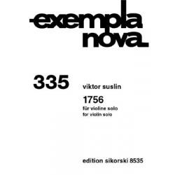 1756 : für Violine - Viktor Evseevich Suslin