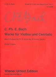Werke für Violine und Cembalo Band 2 - Carl Philipp Emanuel Bach