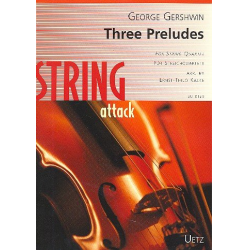 3 Preludes : für Streichquartett - George Gershwin
