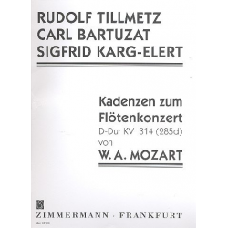 Kadenzen zum Konzert D-Dur KV314 (KV285d) - Wolfgang Amadeus Mozart