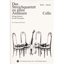 Das Streichquartett zu allen Anlässen Band 1 - Violoncello - Alfred Pfortner