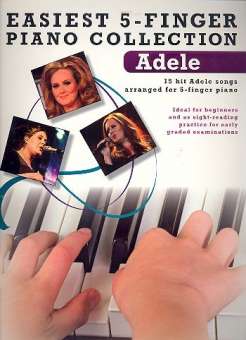 Adele : for 5-finger piano (with text)