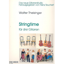 Stringtime : für 3 Gitarren - Walter Theisinger
