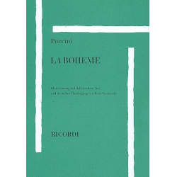 La Bohème : Klavierauszug (dt/it) - Giacomo Puccini