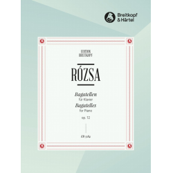Bagatellen op.12 : für Klavier - Miklos Rozsa