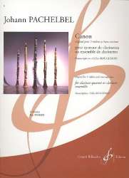 Canon pour 3 clarinettes et clarinette basse - Johann Pachelbel / Arr. Gilles Rougemon