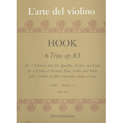 6 Trios op.83 Band 1 (Nr.1-3) : - James Hook