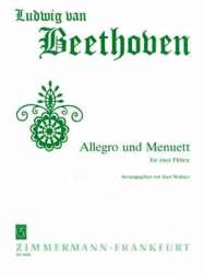Allegro und Menuett für 2 Flöten - Ludwig van Beethoven / Arr. Kurt Walther