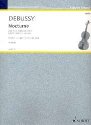 Nocturne für Violine und Orchester : - Claude Achille Debussy / Arr. Robert Orledge