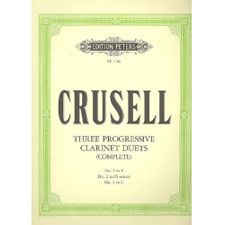 3 progressive clarinet duets - Bernhard Henrik Crusell