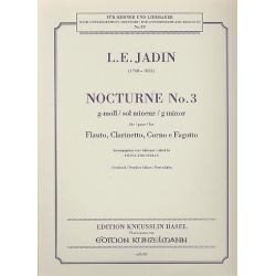 Nocturne g-Moll Nr.3 : für - Louis Emanuel Jadin