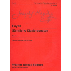 Sämtliche Klaviersonaten Band 3 - Franz Joseph Haydn / Arr. Oswald Jonas