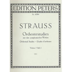 Orchesterstudien Violine Band 1 : - Richard Strauss