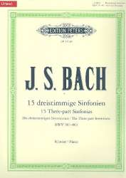 15 dreistimmige Sinfonien BWV787-801 : - Johann Sebastian Bach