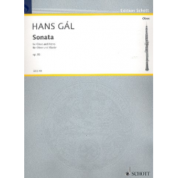 Sonate op.85 : für Oboe und Klavier - Hans Gal