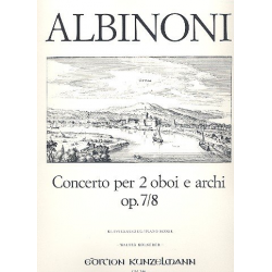 Concerto D-Dur op.7,8 für 2 Oboen und - Tomaso Albinoni