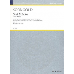 Drei Stücke op.11 : Klavier - Erich Wolfgang Korngold