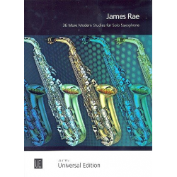 36 more modern Studies : for saxophone - James Rae