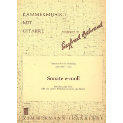 Sonate e-Moll : für Oboe (Fl) und - Francesco Geminiani / Arr. Siegfried Behrend