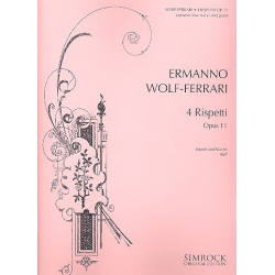 4 Rispetti op.11 : für tiefe - Ermanno Wolf-Ferrari