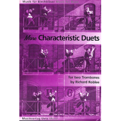 More characteristic Duets for 2 Trombones - Richard Roblee