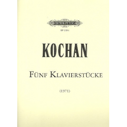 5 Klavierstücke 1971 - Günter Kochan