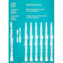 3 konzertante Duos für 2 Oboen Opus 11/1 - Charles Khym / Arr. Christian Schneider