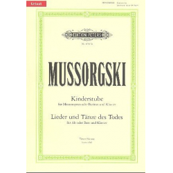 Kinderstube  und  Lieder und - Modest Petrovich Mussorgsky