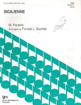 Sicilienne for flute and piano