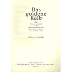 Das goldene Kalb : Kindermusical für - Gerd-Peter Münden