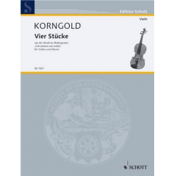 4 Stücke op.11 aus der Musik zu - Erich Wolfgang Korngold
