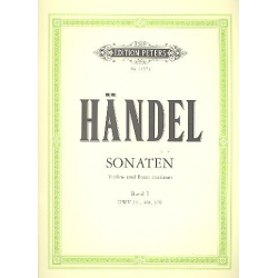 Sonaten Band 1 : für Violine - Georg Friedrich Händel (George Frederic Handel)