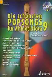 Die schönsten Popsongs für Altblockflöte Band 9 (+CD) - Diverse / Arr. Uwe Bye