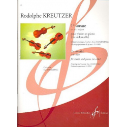 Sonate mi majeur no.1 : pour violon - Rodolphe Kreutzer