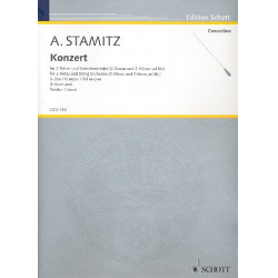 Konzert G-Dur : für 2 Flöten und - Johann Stamitz