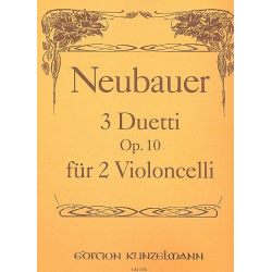 3 Duetti op.10 : - Franz Neubauer