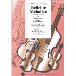 Beliebte Melodien Band 1 - Bb Klarinette / Clarinet 1+2 -Diverse / Arr.Alfred Pfortner