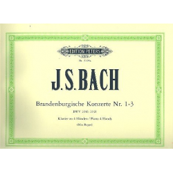 Brandenburgische Konzerte Nr.1-3 : - Johann Sebastian Bach