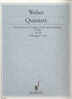 Quintett B-Dur op.34 : für