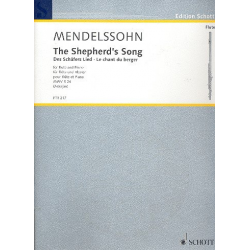 Des Schäfers Lied MWVR24 : für - Felix Mendelssohn-Bartholdy